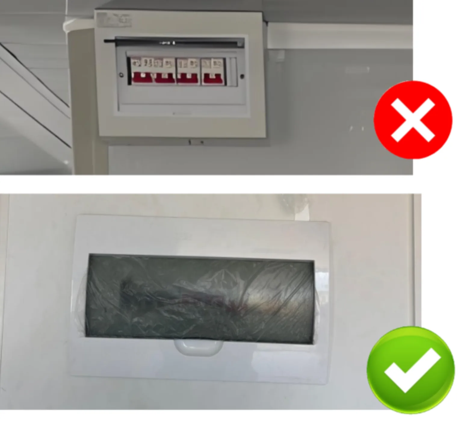 Rozdzielnica elektryczna w domu modułowym